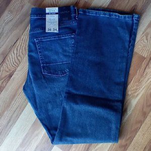 CLEARANCE Men's Jeans Size 36x34 Relaxed Fit Straight Leg Stretch Nautica Denim